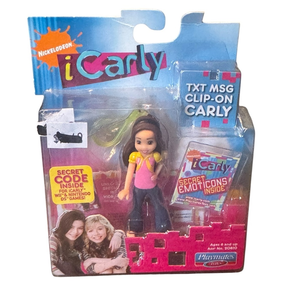 Vintage Nickelodeon iCarly Txt Msg Clip On Doll - Picture 2 of 8